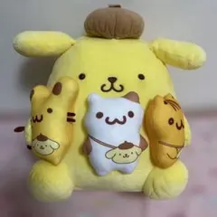 ☆新品☆サンリオポムポムプリンチームみんなでお散歩でちゅ！BIGぬいぐるみ