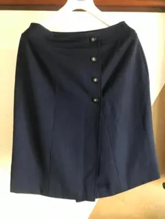 CHANEL】97Cヴィンテージ ココボタン スカート ブラック フランス製