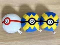 ポケットモンスター モンスターボールコレクション vol.1 ぬいぐるみ 3点