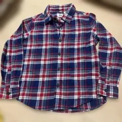 UNIQLO 長袖シャツ 130サイズ チェック柄