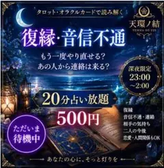 未来調整鑑定｜霊視 タロット占い 恋愛 復縁 縁結び 不倫 仕事 人間