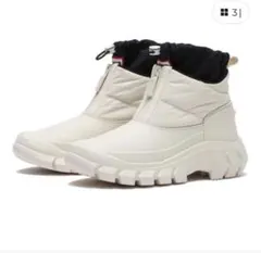 HUNTER ホワイト スノーブーツ