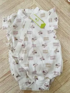 新品未使用品　Disney babyミニーマウス ベビー甚平 60-70cm