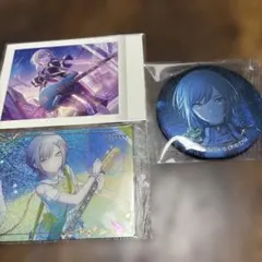 プロセカ　日野森志歩　缶バッジ＆カード