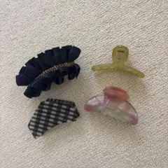 ヘアクリップ 4個セット