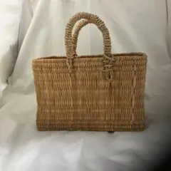 竹籠バック 昭和レトロ 竹編み - メルカリ