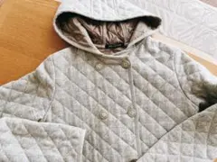 【トラディショナルウェザーウェア 】ツイードウール キルティングコート 34