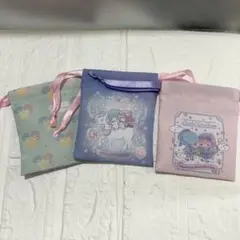 キキララ リトルツインスターズ 巾着 プチ巾着 ミニ巾着 小物入れ