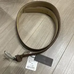 【新品未使用】ITALIAN BELTS 本革 ブラウンベルト 110cm
