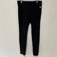 FILA フィラ レギンス メタルロゴ ヨガ スポーツ ジム ブラック 黒 L