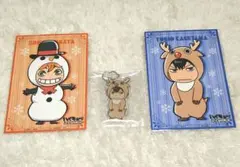 ハイキュー!!JWORLD　クリスマスイラストシート　アクリルチャーム　日向影山
