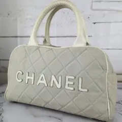 【人気】CHANEL　スポーツライン　マトラッセ　ロゴ　ミニボストンバッグのサムネイル