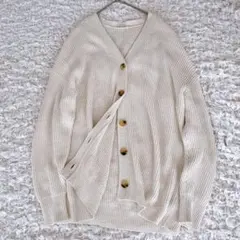 Deuxieme Classe Si/Co Relax Vネック カーディガン