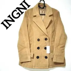 INGNIイング　ベージュ ダブルブレスト　コート新品未使用タグ付きMサイズ