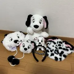 101匹わんちゃん ダルメシアン ぬいぐるみ カチューシャ ファンキャップ