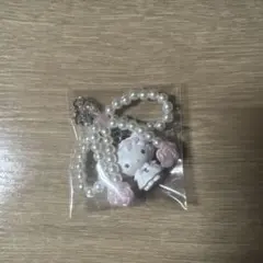 サンリオ　ホワイトフリルデザインシリーズシークレットストラップ　チャーミーキティ