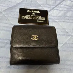 CHANEL カードケース ブラック ゴールド金具 ノベルティ - メルカリ