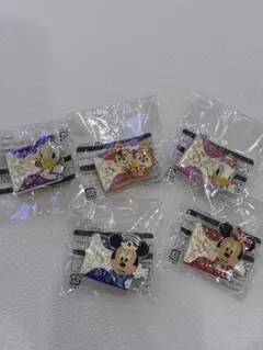 ディズニーキャラクター 35周年記念ピンバッジ 5個セット