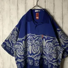 Ecko Unltd. エコーアンリミテッド 刺繍 総柄 半袖シャツY2Kのサムネイル