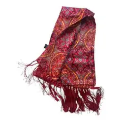美品　TOOTAL Scarfトゥータル スカーフ　ペイズリー柄　oasis