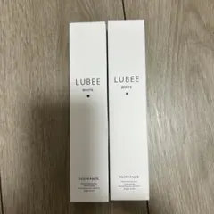 【新品未開封】ルビーホワイト【歯磨き粉】ホワイト二ング LUBEE WHITE