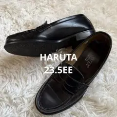 HARUTA ハルタ コインローファー 23.5 ブラック 通学 学生 革靴のサムネイル