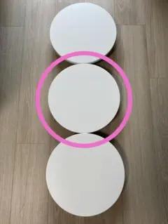 IKEA LANTLIV プラントムーバー 白 １個 中