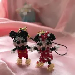 ビーズストラップ　2個セット