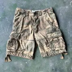 Abercrombie&Fitch アバクロ カーゴショーツ カモフラ　迷彩