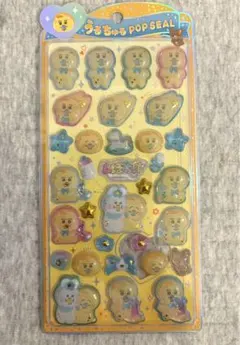 【正規品】おぱんちゅうさぎ　んぽちゃむ　うるちゅるポップシール　ぷっくり