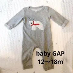 baby GAP カバーオール 白くま 12-18m