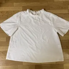 GLACIER フリルネック 半袖シャツ L