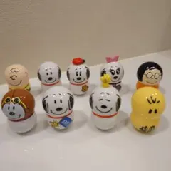 スヌーピー フィギュア起き上がりこぼし 9体セット
