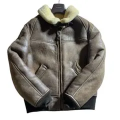 【雰囲気抜群】AVIREX フライトジャケット B-6 羊革　シープスキン