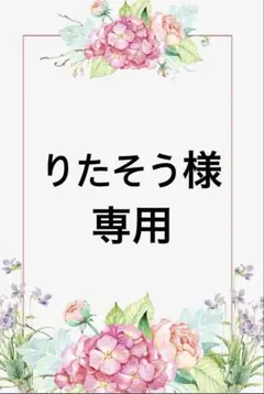 りたそう様　専用　まとめ予定