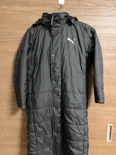 PUMA ベンチコート　ブラック　サッカー