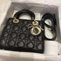 チャーム，ミッツァ付】Dior レディディオール スモール マット