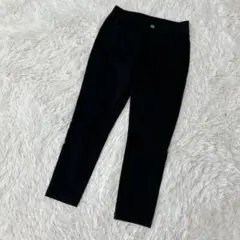 【c5010】レディース　カジュアルパンツ　ブラック　ストレッチ