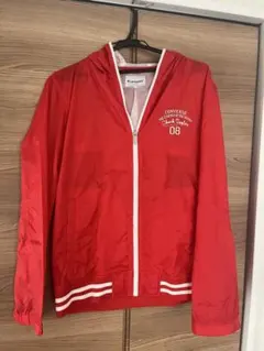CONVERSE 赤 フード付きジャケット LL