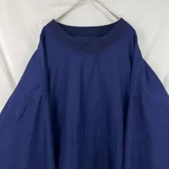90s 00s FG ナイロンジャケット ナイロンプルオーバー ネイビー