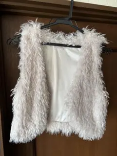 【今週末まで‼️】ベスト Mサイズ 淡いベージュ