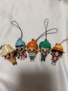 ワンピース キャラクター ストラップ 5個セット