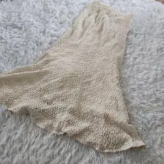 grove マーメイド スカート　レース ロング アイボリー M 綿 100%