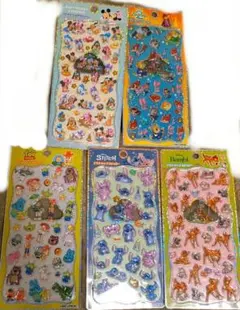 M*A様 【正規品】プチドロップステッカー　ディズニーセット 5枚