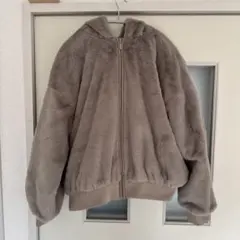 グレー フリースジャケット Mサイズ