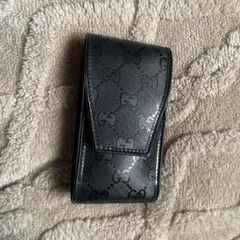 GUCCI グッチ インプリメ PVC ボルドー シガレットケース タバコ入れ 