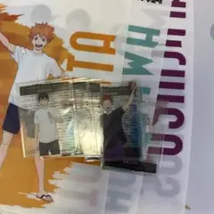 ハイキュークリアファイル 4枚　カード6枚