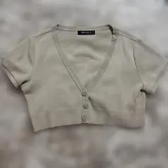 René basic 半袖 カーディガン ビジューボタン 36 ルネ　foxyのサムネイル