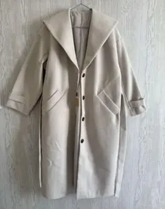 R.P.S アイボリー ロングコート F (M-L)