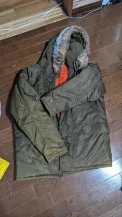 ギャップ　ミリタリージャケット オリーブグリーン